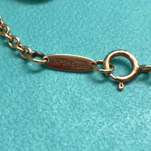 Tiffany & Co. Elsa Peretti 2 Open Heart Bracelet. - Picture 6 of 8